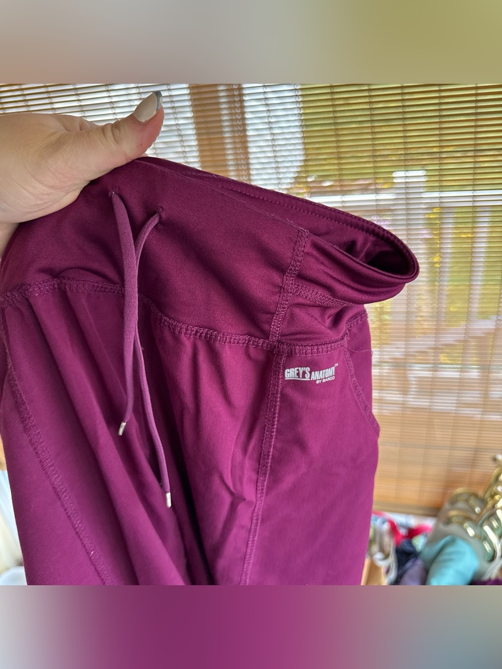 Grey's Anatomy Scrub Pants - Berry Plum